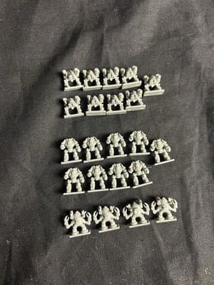 LOT Space Marines Epic 40K Titan Legions Contemptor Dreadnought Ork Killa Kan - Image 1
