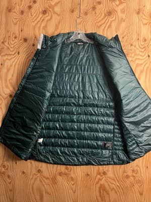 The North Face 550 Goose Down Puffer Vest Mens XXL Green Full Zip Outerwear - Thumbnail 4