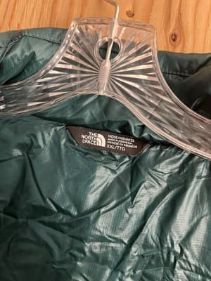 The North Face 550 Goose Down Puffer Vest Mens XXL Green Full Zip Outerwear - Thumbnail 5