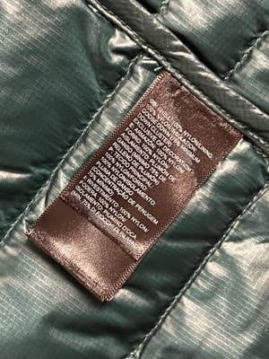 The North Face 550 Goose Down Puffer Vest Mens XXL Green Full Zip Outerwear - Thumbnail 10