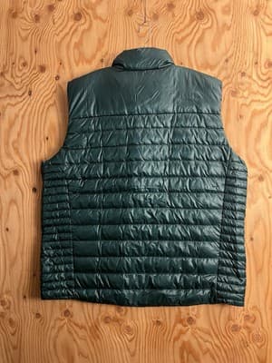The North Face 550 Goose Down Puffer Vest Mens XXL Green Full Zip Outerwear - Thumbnail 6