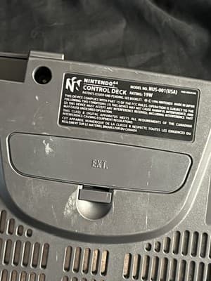Nintendo 64 N64 Video Game Console USA System NUS-001 + Jumper Pak NUS-A-TA READ - Thumbnail 18