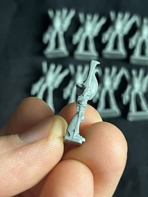 LOT Citadel GW Epic 40k 6mm Eldar Wraithlord Dreadnoughts x9 Plastic Miniatures - Thumbnail 6
