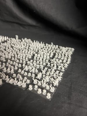 Lot Of Epic Warhammer 40k Mini Squat Warriors Space Marines Ork Troops Tiles Set - Thumbnail 6