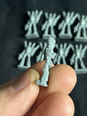 LOT Citadel GW Epic 40k 6mm Eldar Wraithlord Dreadnoughts x9 Plastic Miniatures - Thumbnail 5