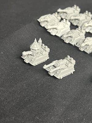 Lot Of 46 Warhammer 40k Space Marines Land Raider / Rhino / Whirlwind / Tanks - Thumbnail 10