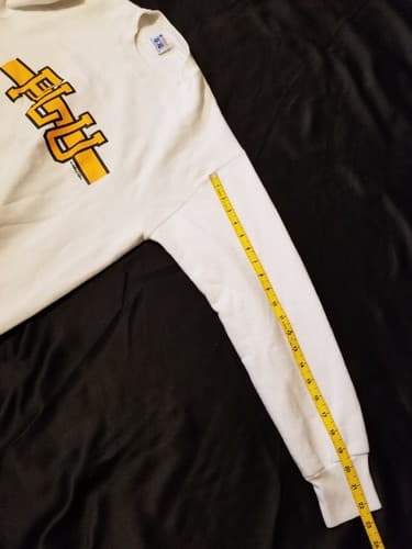 VTG PLU Sweatshirt XXL University Spellout Logo Sweater 80s Vintage College 2XL - Thumbnail 6
