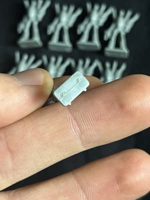 LOT Citadel GW Epic 40k 6mm Eldar Wraithlord Dreadnoughts x9 Plastic Miniatures - Thumbnail 8