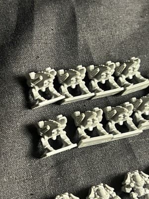 LOT Space Marines Epic 40K Titan Legions Contemptor Dreadnought Ork Killa Kan - Thumbnail 5