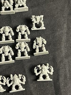 LOT Space Marines Epic 40K Titan Legions Contemptor Dreadnought Ork Killa Kan - Thumbnail 7