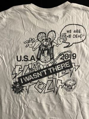 SHRED Til Your DEAD Grateful WOBF Mens L Shirt Rat Fink SUMMER 2019 Tour Hippie - Thumbnail 5