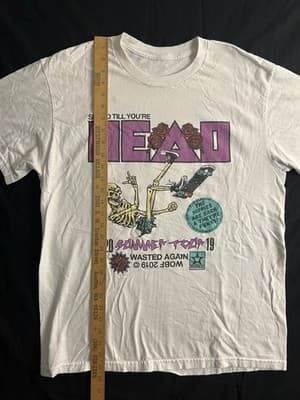 SHRED Til Your DEAD Grateful WOBF Mens L Shirt Rat Fink SUMMER 2019 Tour Hippie - Thumbnail 6