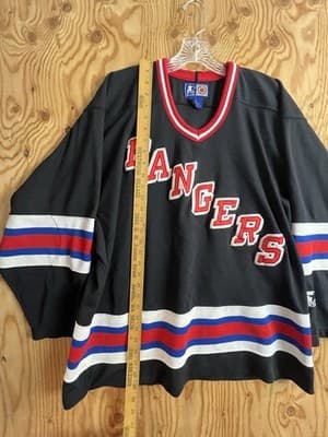 Vintage Starter New York Rangers Black Hockey Jersey Men’s Size XL 90s - Thumbnail 6