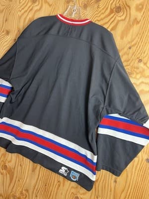 Vintage Starter New York Rangers Black Hockey Jersey Men’s Size XL 90s - Thumbnail 11