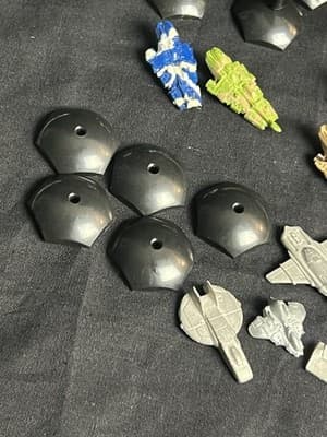 Lot Epic 40K ELDAR SPRUE Plastic Army Falcons Painted Planes Airplane Tiles VTG - Thumbnail 4