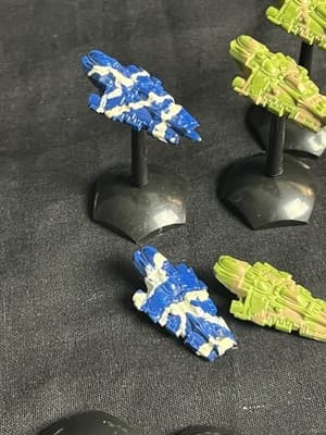 Lot Epic 40K ELDAR SPRUE Plastic Army Falcons Painted Planes Airplane Tiles VTG - Thumbnail 6