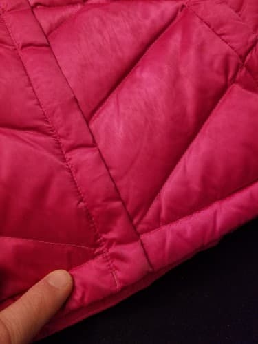 The North Face 550 Women’s Quilted Puffer Vest Full Zip Pink Magenta Small A6EV - Thumbnail 5