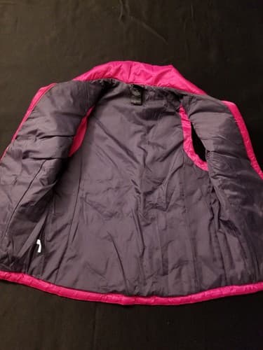 The North Face 550 Women’s Quilted Puffer Vest Full Zip Pink Magenta Small A6EV - Thumbnail 7