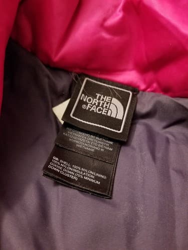 The North Face 550 Women’s Quilted Puffer Vest Full Zip Pink Magenta Small A6EV - Thumbnail 8