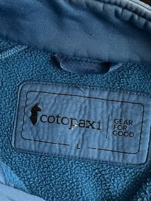 Cotopaxi Jacket Womens L Sambaya Stretch Fleece Full Zip Blue Outdoors - Faded - Thumbnail 5