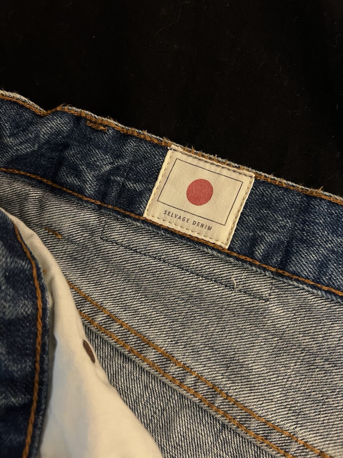 Han Kjobenhavn Drop Crotch Jeans Selvedge Japan Denim Mens Size 34x28 Regular - Thumbnail 6