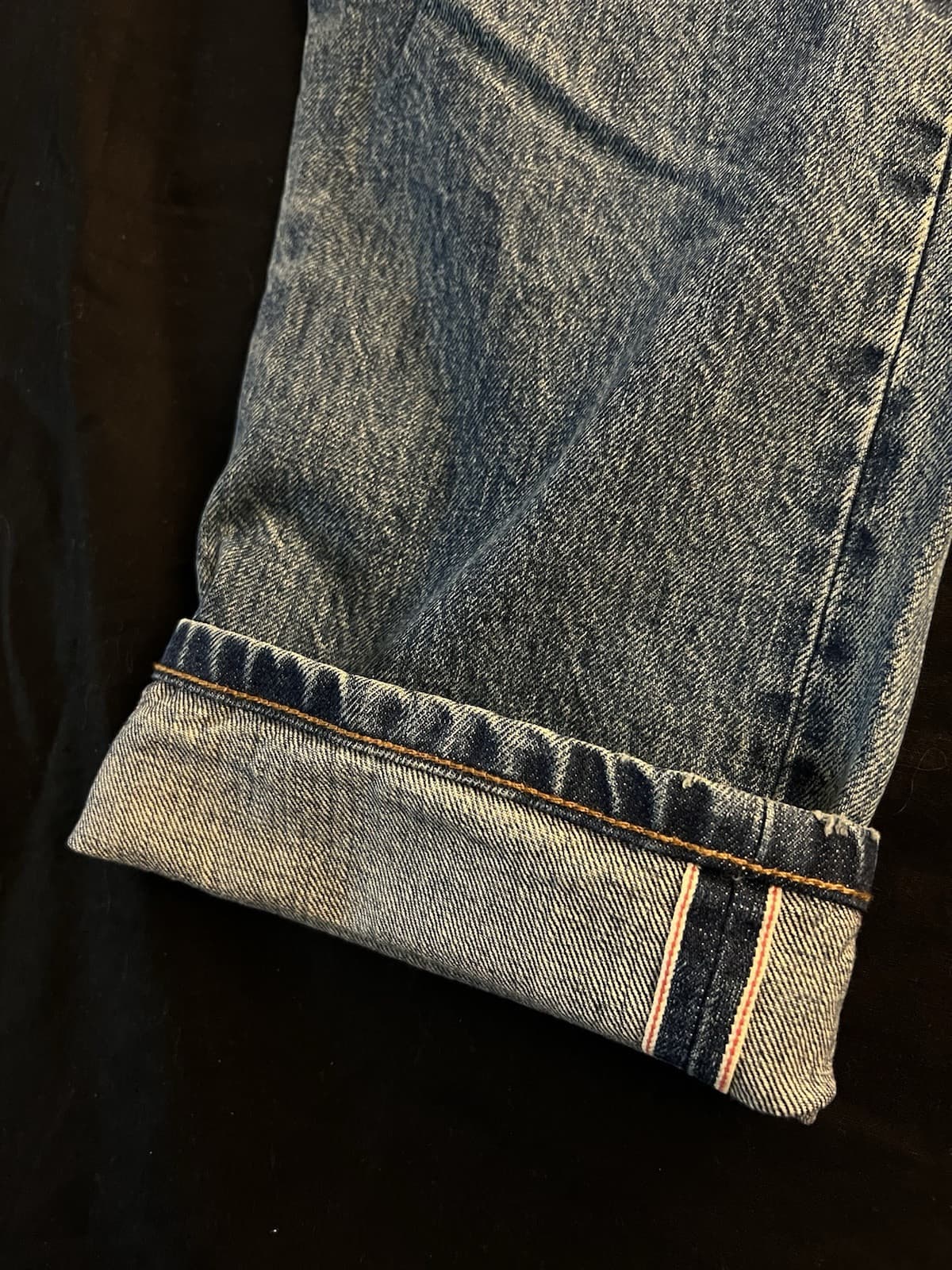 Han Kjobenhavn Drop Crotch Jeans Selvedge Japan Denim Mens Size 34x28 Regular - Thumbnail 10