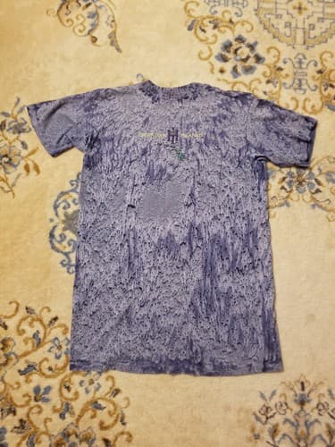 Vtg Hawaii Dolphin Psychedelic Tie Dye T-Shirt Mens M Nai'a Hawaiian Islands - Thumbnail 5