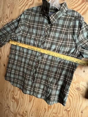 Pendleton Womens XL Rare 1945 Circa Vtg 90 Ninety Years Ombre Wool Shirt Jacket - Thumbnail 12