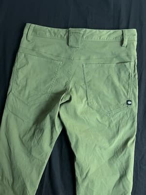 686 Everywhere Pants 30x30 Slim Fit Multi Shell Green Nylon Outdoors Hiking - Thumbnail 7