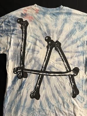 Online Ceramics Los Angeles Dosers Skull Bones L Shirt Tie Dye LA Grateful Dead - Thumbnail 5