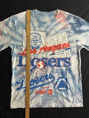 Online Ceramics Los Angeles Dosers Skull Bones L Shirt Tie Dye LA Grateful Dead - Thumbnail 7