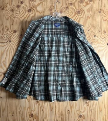 Pendleton Womens XL Rare 1945 Circa Vtg 90 Ninety Years Ombre Wool Shirt Jacket - Thumbnail 4