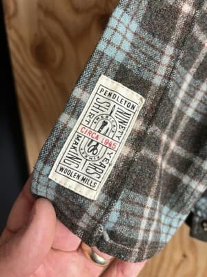 Pendleton Womens XL Rare 1945 Circa Vtg 90 Ninety Years Ombre Wool Shirt Jacket - Thumbnail 6