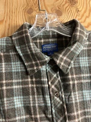 Pendleton Womens XL Rare 1945 Circa Vtg 90 Ninety Years Ombre Wool Shirt Jacket - Thumbnail 9