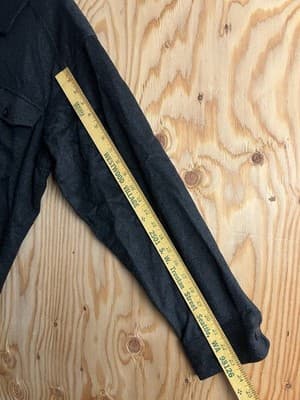 Pendleton Wool Cashmere Button Up Shirt Mens L Black Board Shirt Pockets - Thumbnail 10