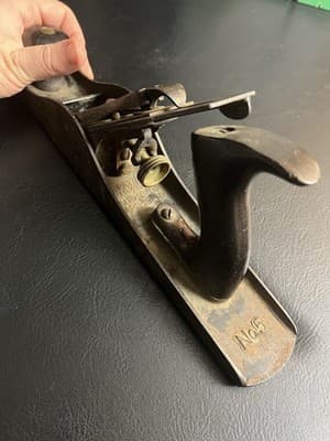 VTG Stanley Bailey No. 5 Smooth Bottom Jack Plane 14 inch Planer Antique - Thumbnail 7