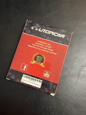 NIB New Utopicar Blind Spot Mirrors Model BSM-017 Look Twice For Motorcycles - Thumbnail 8