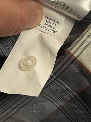 NEW Pendleton Frontier Aztec Pearl Snap Shirt Men's XL Western Long Sleeve Plaid - Thumbnail 14
