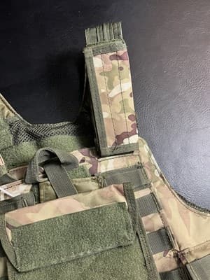 Heavy Duty Tactical Vest Load-bearing Army Molle Camo Airsoft Combat Ammo - Thumbnail 5