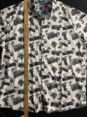 Dixxon Flannel Company Livin Loud OG Party Shirt Mens 3XL Speaker Box Rare 3X - Thumbnail 11