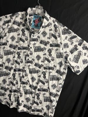Dixxon Flannel Company Livin Loud OG Party Shirt Mens 3XL Speaker Box Rare 3X - Thumbnail 6