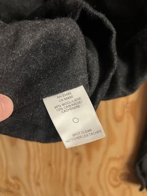 Pendleton Wool Cashmere Button Up Shirt Mens L Black Board Shirt Pockets - Thumbnail 5