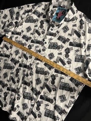 Dixxon Flannel Company Livin Loud OG Party Shirt Mens 3XL Speaker Box Rare 3X - Thumbnail 12