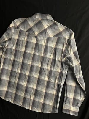 NEW Pendleton Frontier Aztec Pearl Snap Shirt Men's XL Western Long Sleeve Plaid - Thumbnail 11