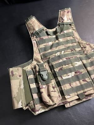 Heavy Duty Tactical Vest Load-bearing Army Molle Camo Airsoft Combat Ammo - Thumbnail 17