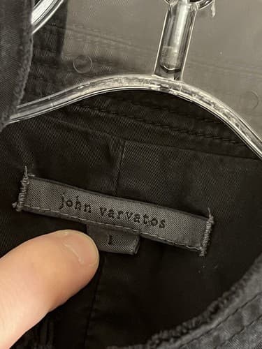 RARE John Varvatos Distressed Sports Coat Jacket Mens L Garment Blazer Button Up - Thumbnail 16