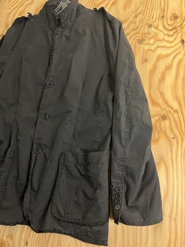 RARE John Varvatos Distressed Sports Coat Jacket Mens L Garment Blazer Button Up - Thumbnail 6