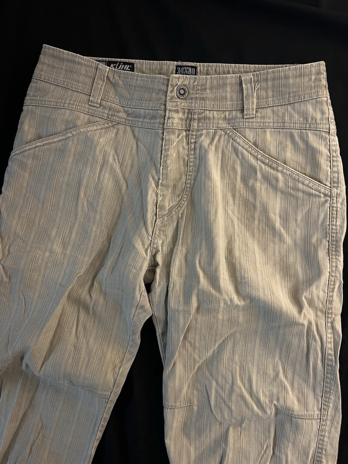 Kuhl Pants Mens 34x30 Crag Series Beige Cotton Outdoor Workwear Climbing Hiking - Thumbnail 2
