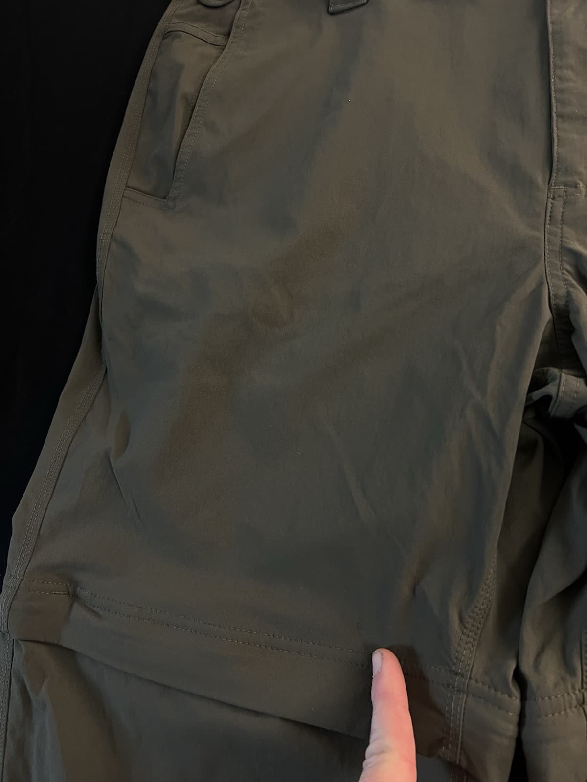 Filson Mens 40x30 Lightweight Trekking Pants Convertible Shorts Evergreen Hiking - Thumbnail 12