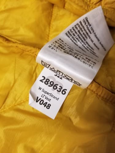 Outdoor Research Womens XL Superstrand LT Vest Yellow Puffer Nano Puff Insulated - Thumbnail 6